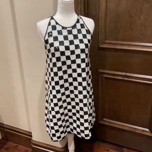 Tom and Linda Platt sequined dress